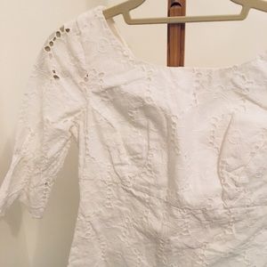Lily Pulitzer white eyelet dress